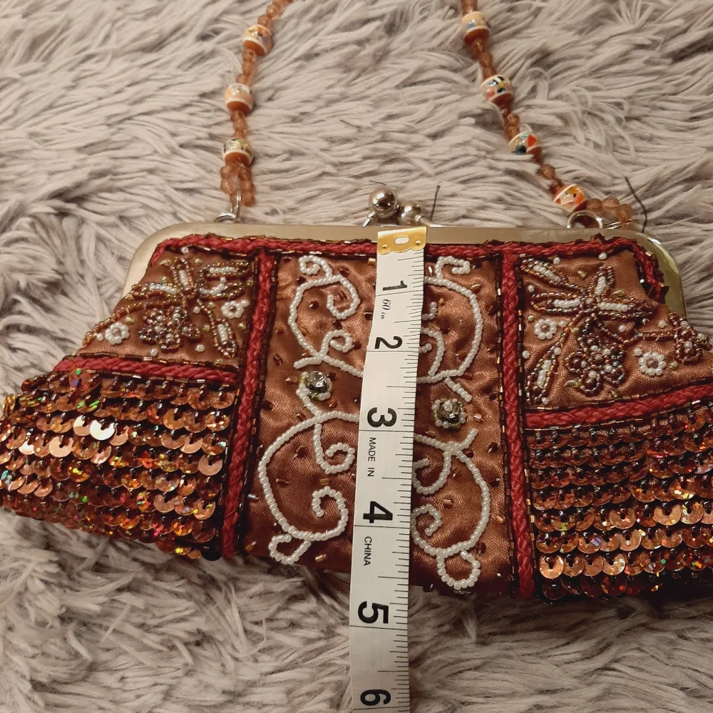 Vintage Beaded Clutch - Picture 9 of 13